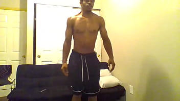 Working Up A Sweat - ebony, workout, shorts - Video 1864495