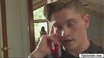 Maid Trans Woman Barebacked By Her Boss