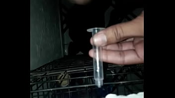 Pau Leiteiro Enchendo A Seringa De Leite