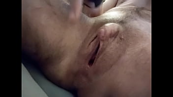 Ftm Using Buck Off Stroker, Playing With Cock