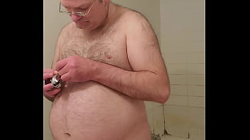 Nude Martin Lavallée Locks His Own Penis In A Steel Cage