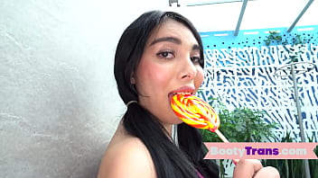 Big Booty Latin Ts Rimmed And Fingered Before Blowjob