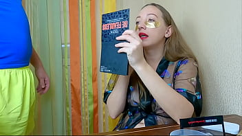 Slutty Step Sister Gets Cum On Her Hair And Uses Sperm As A Mask! Hair Fetish With Blowjob - Nata Sweet