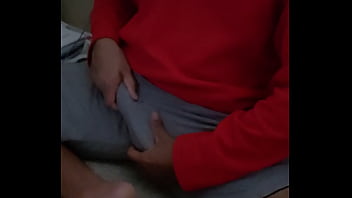 Alan Prasad Plays With His Boner And Cums Like A Monster On Webcam Angle 1