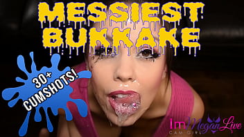 Messiest Bukkake - Preview - Immeganlive