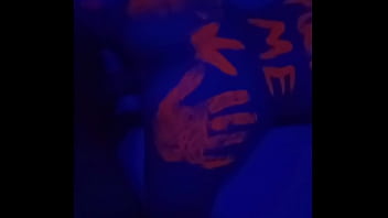 Fucking Bitch With Fluo Light In The Bedrom