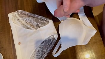 She Watched Me Cum On Her New Lingerie