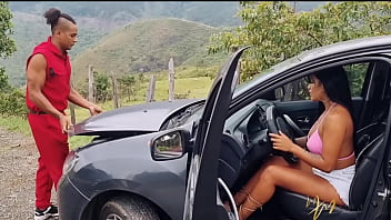 Fucked Outdoors With A Mechanic - Mariana Martix