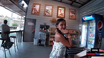 Amateur Teen Couple Having Fun In A Waterpark And Passionate Sex After