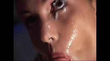 A Gorgeous Blonde With A Tattoo And A Beautiful Figure Is Relaxing In The Bathroom On The Street And Passionately Gives A Deep Blowjob To A Horny Man Getting Cum On His Face And Mouth