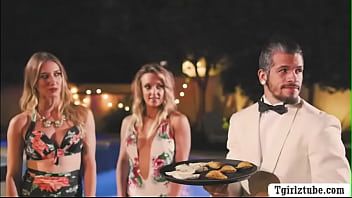 Asian Shemale Fucks Busty Milfs Pussy