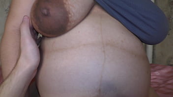 Cheating Wife With A Huge Pregnant Belly And Big Boobs, Ride In Cowgirl Position Her Hubby Small Dick! - Milky Mari