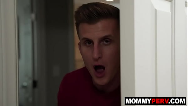 Stepson Peeps On Masturbating Stepmom Then Fucks Her