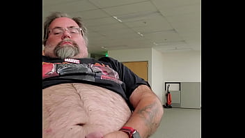 Jerking Off At Work - cumshot, masturbation, solo, jerking-off, cum-tasting - Video 1839131