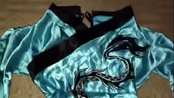 Teal Dragon Geisha Dress