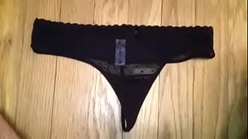 My Step Sister' Candie' Black Mesh Thong