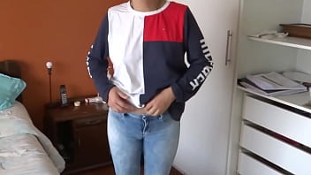 My Wife Masturbates In Front Of Her Best Friend' Son And Asks Him To Jerk Off And Cum On Her Hairy Pussy