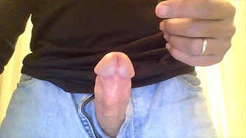 Fit Dude Strokes Big-headed Cock To Nice Load