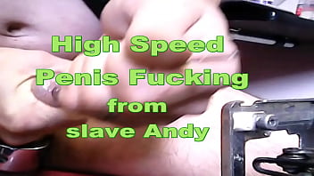 Slave Andy' Jigsaw Penisfucking