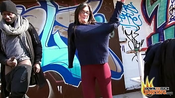 Publicsexdate - Nerdy Slut Lullu Gun Interracial Outdoors Threesome