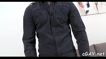 Ribald Blowjob For Lusty Homosexual - anal, hardcore, blowjob, oral, gay, casting, muscle, bareback, hunk, straight-guy - Video 1839320