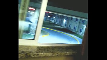Getting My Cock Jerked While In The Hotel Window