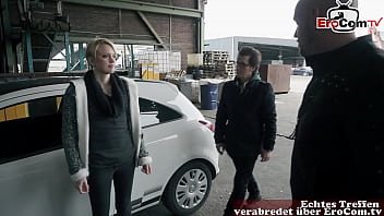 Deutsche Dumme Blondine Abgeschleppt Auf Der Straße Zum Doppel Vaginal Sex