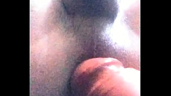 Femboy Fucks His Tight Asspussy With Huge Black Dildo