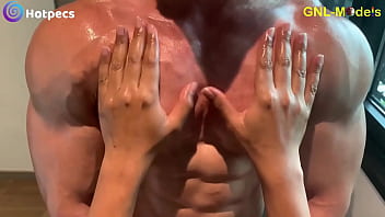 Big Muscle Guy Gets Worshipped And Nipple Played! - nipples, asian, muscles, muscle, worship, edging, muscle-men, nipple-play, nipple-licking, big-pecs, - Video 1655088