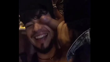 Leo Bulgari Blows A Big A Straight Cock In Front Of His Girlfriend In The Street!!!