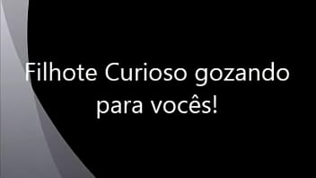Punhetacertag - Filhote Curioso Batendo Uma Até Gozar