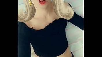 Blonde, Mouth, Lingerie, Tranny, Shemale, Crossdresser, Ladyboy, Transvestite, Sissy, Femboy - Shemale - 2025 - Sexy - Scene - Video 1650748