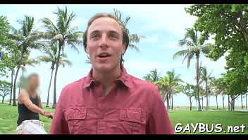 Satisfying A Hungry And Wild Dick - anal, sex, blowjob, assfucking, bus, gay, muscle, hunk, straight-guy - Video 1900445