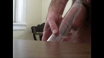 Pumping And Had To Piss, Then Cum