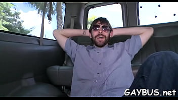 Mind-blowing Homosexual Fuck - anal, sex, blowjob, doggystyle, assfucking, bus, gay, muscle, hunk, straight-guy - Video 1833702