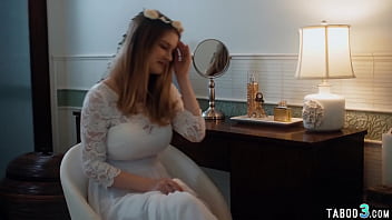 Skinny Lesbian Alex Coal Consoling A Big Boobed Bride Bunny Colby