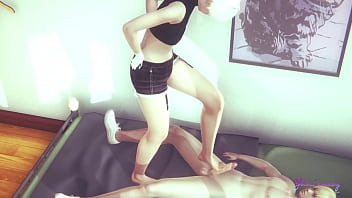 Yaoi Femboy - Alan Is A Naugthy Cat Boy Plays With His Hands And Feet - Japanese Asian Manga Anime 3d Sissy Gay Porn