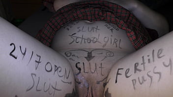 Big Boobed Teen Girl Turned Into Creampied Slut In A Bukkake Gangbang! - Roleplay - Milky Mari