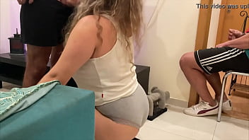 Amateur Wife Sharing-cuckold Husband Masturbates While His Wife Fucks And Sucks Another Guy