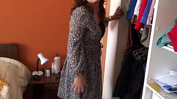 58-year-old Latin Mother Exhibits Her Delicious Tits For Stepson To Masturbate