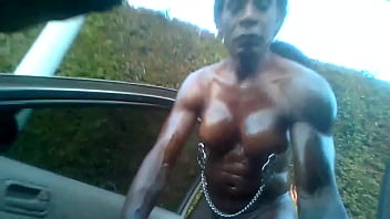 Brooklyn Laine Oiled Up And Dildo Slutty