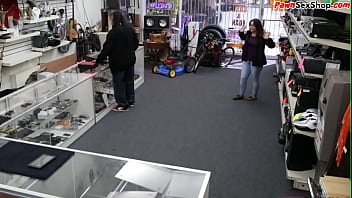 Pawnshop Teen Sucking Pov Manager Before Fucking Out Back
