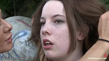 Pale British Slave Public Fucked