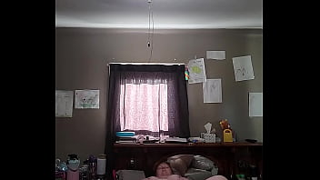 Fat Redhead Masturbating