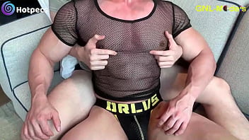 Feel His Great Pecs Under That Sexy Top!