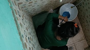 Indian Girl Tabassum In Bathroom