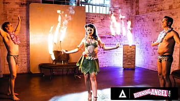 Hot Fire Dancer Jewelz Blu Gets Destroyed By The Barman' Huge Dick At A Tiki Bar