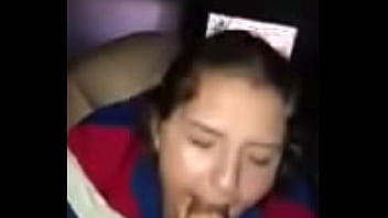 Thick White Girl Gagging On My Dick
