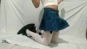 Chica Tv Sensual Jugando Solita