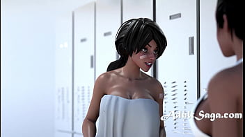 Busty Babes Wrestle First Scissor Later (animated Porn)